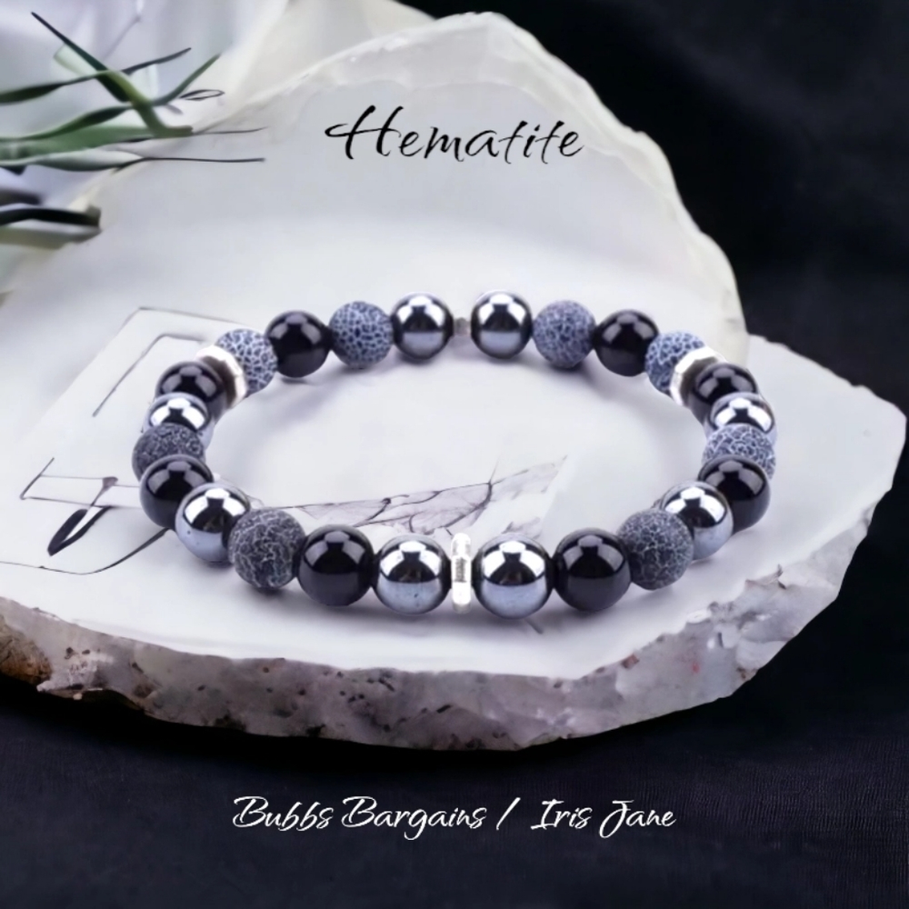 Beautiful Hematite Bracelet - 8mm